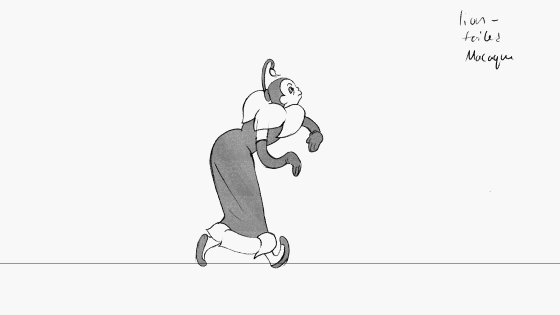 Ladywalk like monke