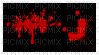 i am a vampire black blood red stamp gif - Free animated GIF