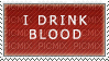 I drink blood... ok fine it's red koolaid edgy - Free animated GIF