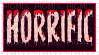 HORRIFIC stamp - Free PNG