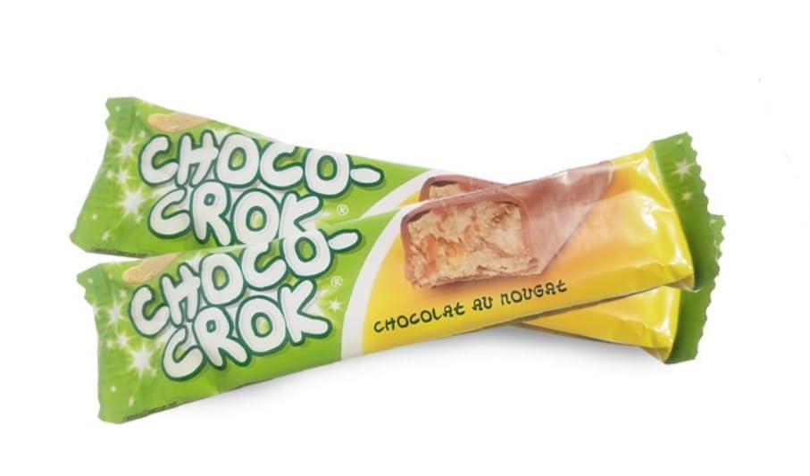 Chocolat nougat (Chococrok) - 1 bar of 30 gr : Amazon.fr: Epicerie