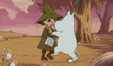 moomin y snufkin!