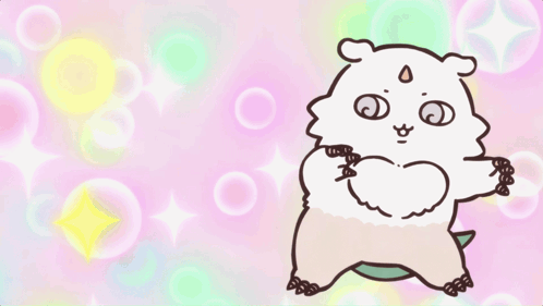 Anoko from Chiikawa dancing