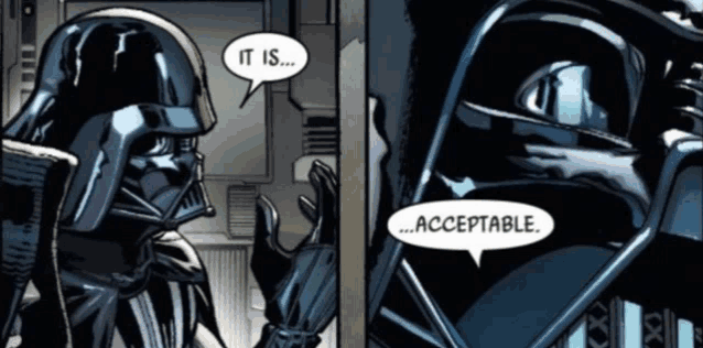 Acceptable Darth Vader Meme - Acceptable Darth Vader - Discover & Share GIFs