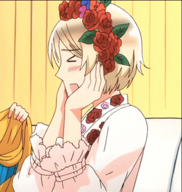 Ukraine from Hetalia being happy
