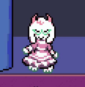 ralsei in a dress!