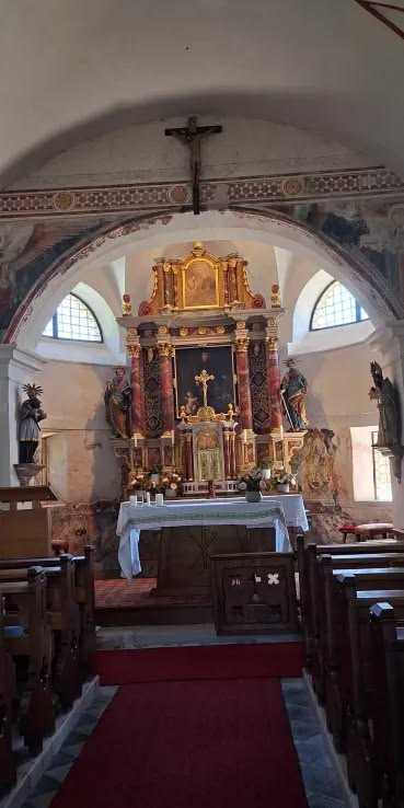 inside church