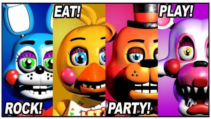 Rock, Eat, party, play