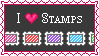 i <3 stamps
