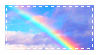 rainbow stamp