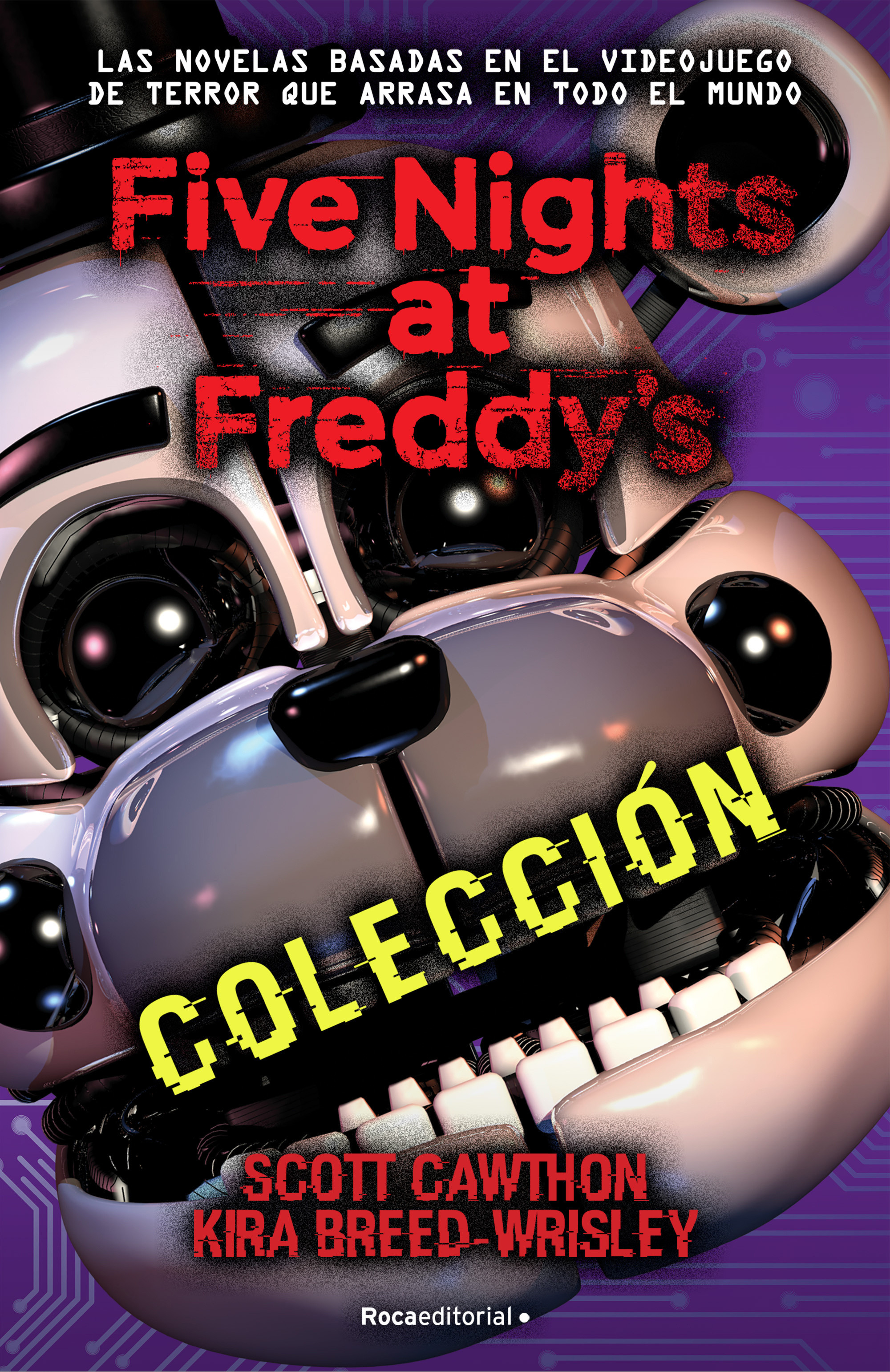 La trilogía de los libros de FNAF.