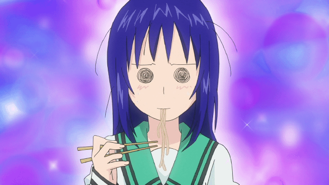 Teruhashi comendo