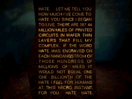 HATE, PURE, UNFILTERED HATE