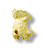 peice of popcorn tilting back and forth