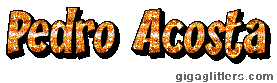 Pedro Acosta glitter