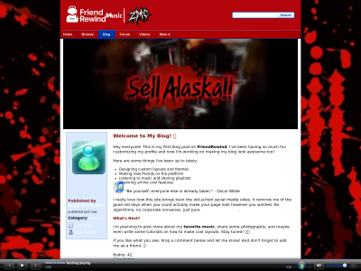 my fisrt  blog layout