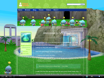 chao garden theme !