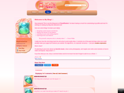 prettyish pink & orange: blog ver