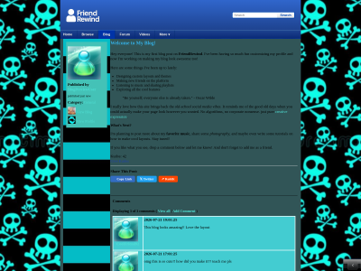CYAN BLUE THEME