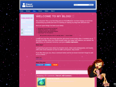 spacehey layout