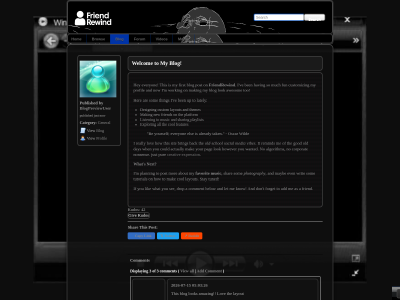 My default blog theme!