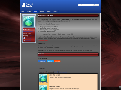 my blog layout