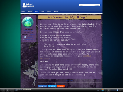 whimsygoth layout theme