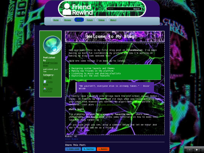 Purple and Green!