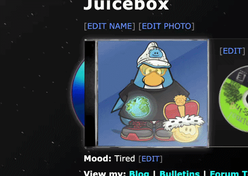 cd jewel case pfp (Originally created by Valentine aka ugly_val on spacehey) preview