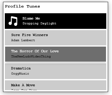 Wide Square Profile Tunes preview