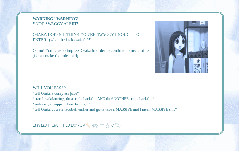 (UPDATED SO IT'S CORRECT) Warning Screen!!! :D preview
