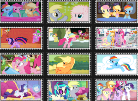 my little pony stamps! gifs preview