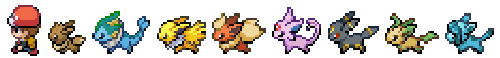 trainer/eeveelutions walking across your profile :} preview