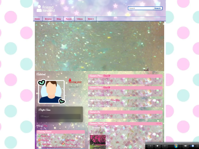 Glitter layout