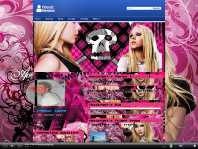 Avril Lavigne layout