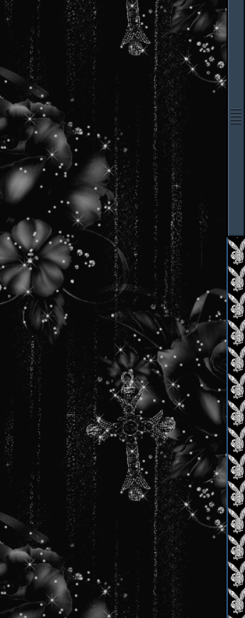 Playboy Bunny Dark Greyish Blue Scrollbar + Blue Playboy Bunny Cursor