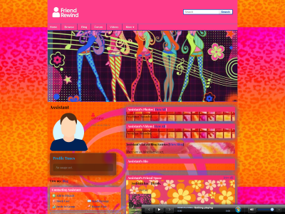 pink and orange