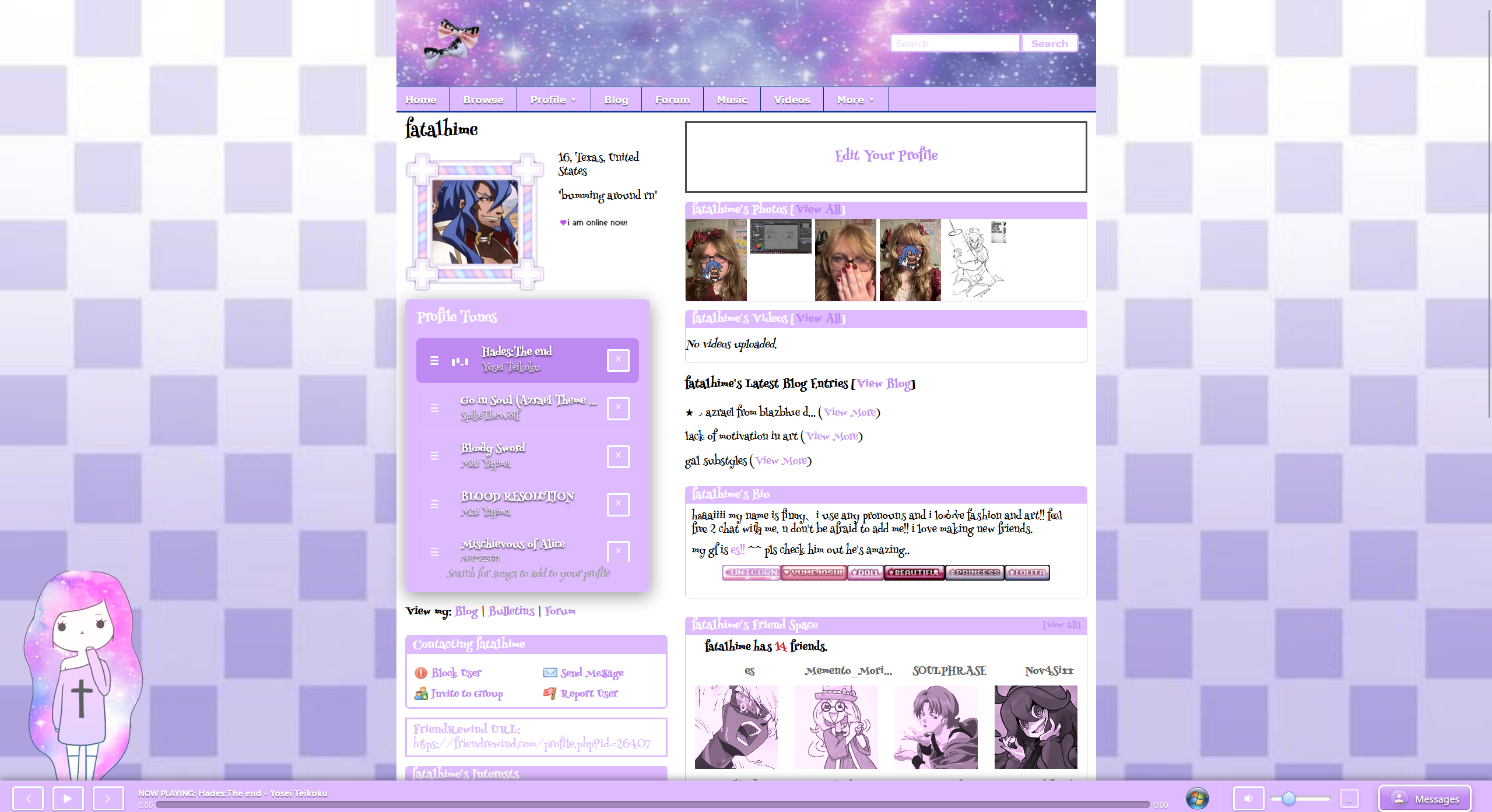 Purple Pastel Layout....
