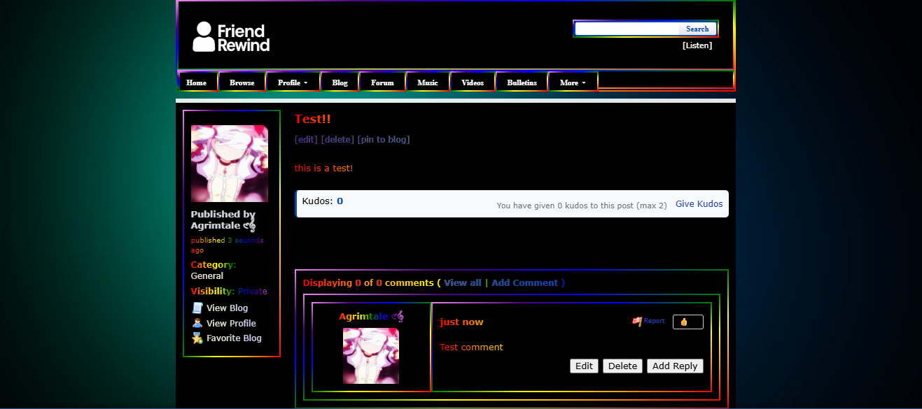 Blog layout rainbow/base layout