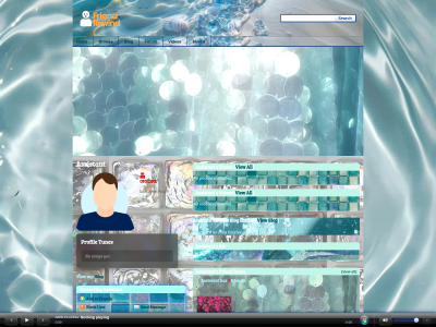 Cutie mermaid ocean layout