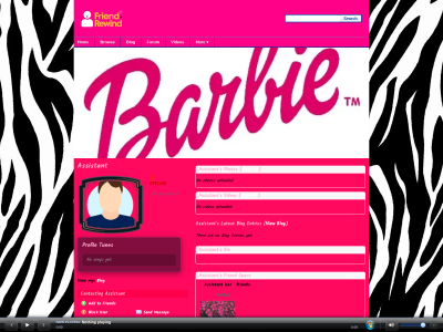 Barbie Neon Zebra