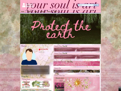 pink and green