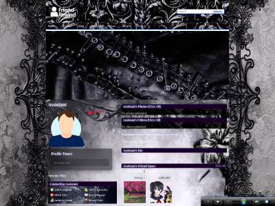 Gothic black and white