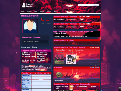 dark pink and dark red