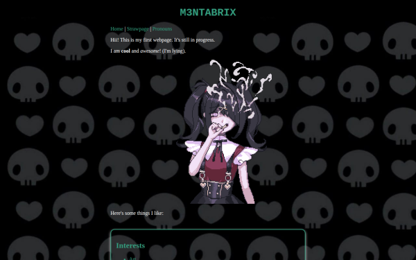 Preview of M3ntabrix's site