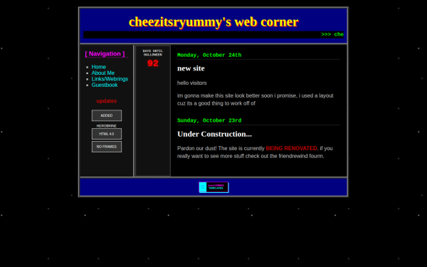 Preview of cheezitsryummy's site