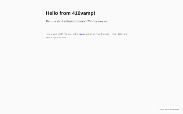 Preview of 416vamp's site