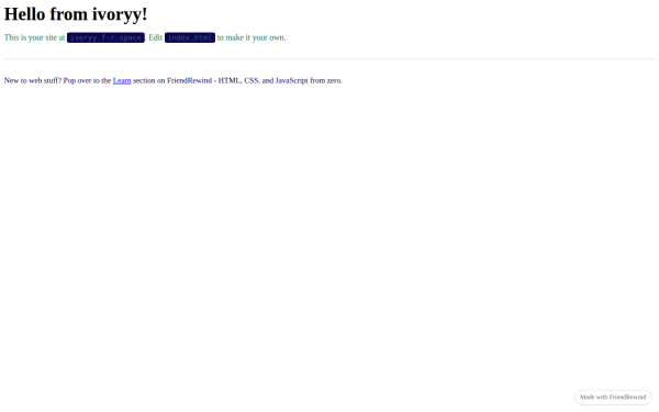 Preview of ivoryy's site