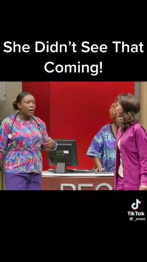 She Didn't See That Coming !