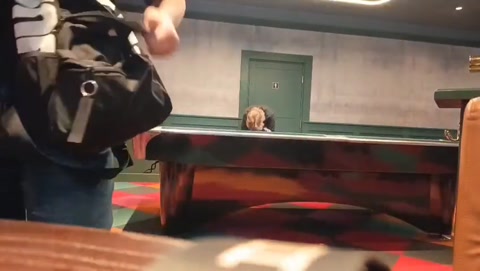 playing pool and being shit at it